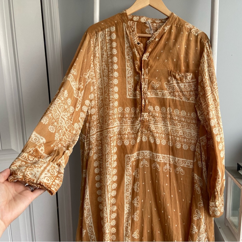 Magnolia Pearl Idgy Patterned Long Sleeve Dress - Picture 5 of 8